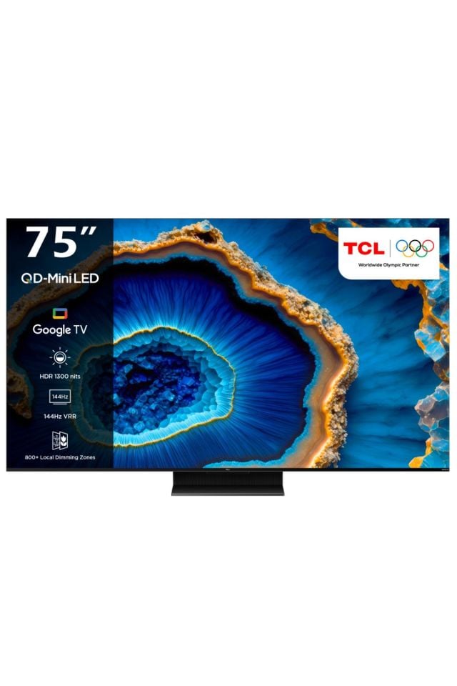TCL 75C755 75'' 190 Ekran Uydu Alıcılı 4K Ultra HD Smart Google Mini LED TV