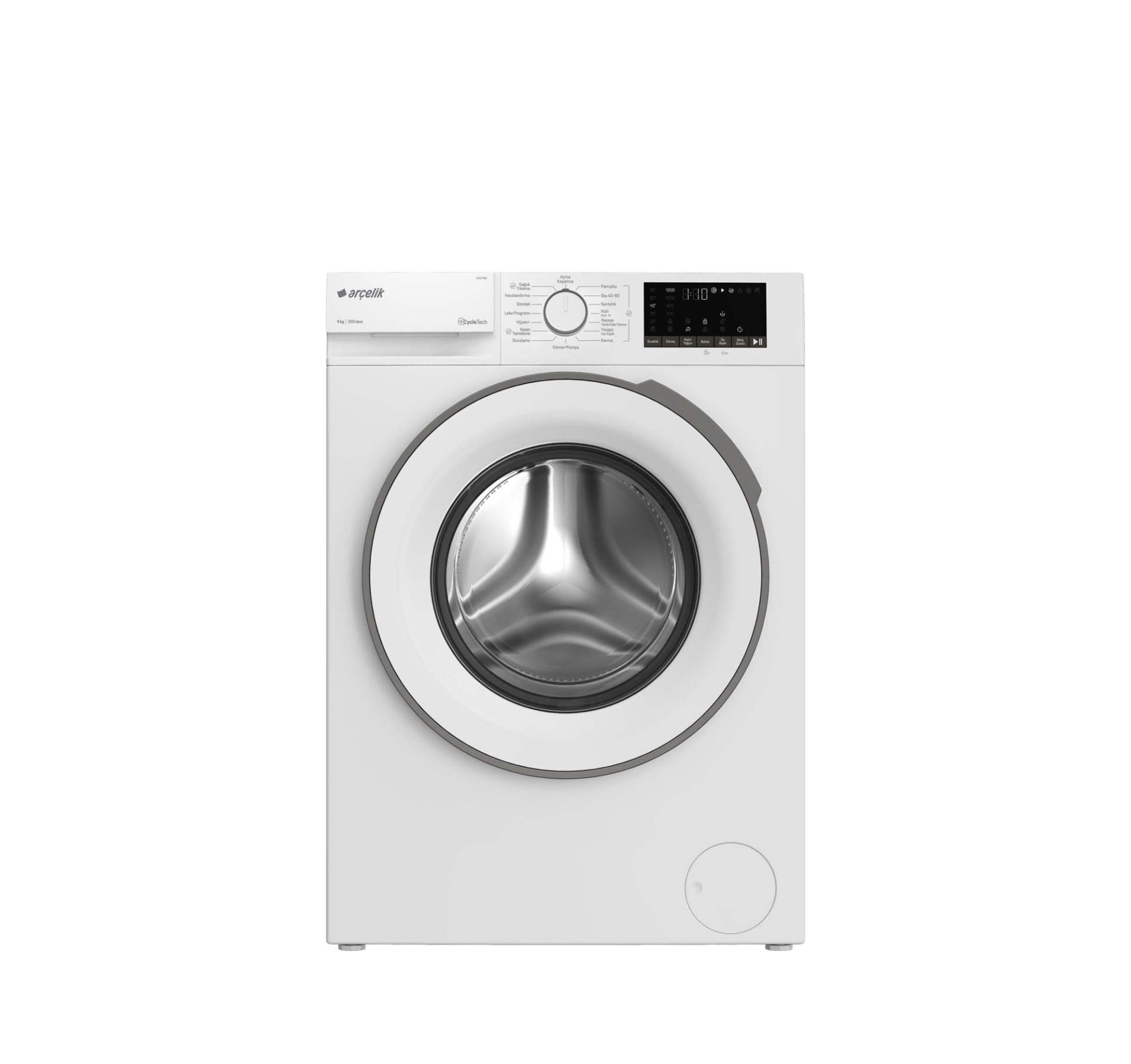 Arçelik 9120 TMX 9 kg 1200 Devir Çamaşır Makinesi