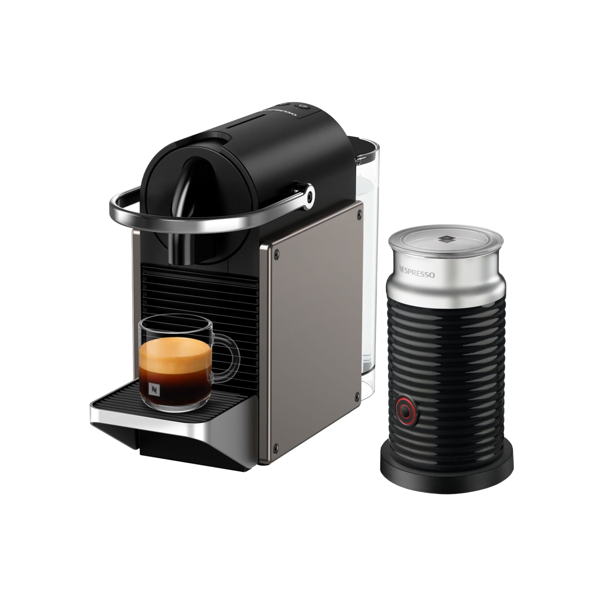 Nespresso Pixie Titan ve Aeroccino 3