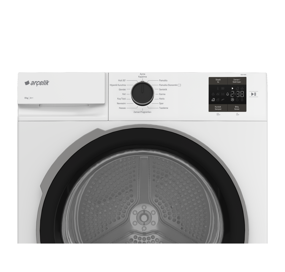 Arçelik 801 KMX 8 kg Çamaşır Kurutma Makinesi