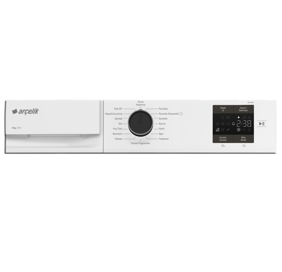Arçelik 801 KMX 8 kg Çamaşır Kurutma Makinesi