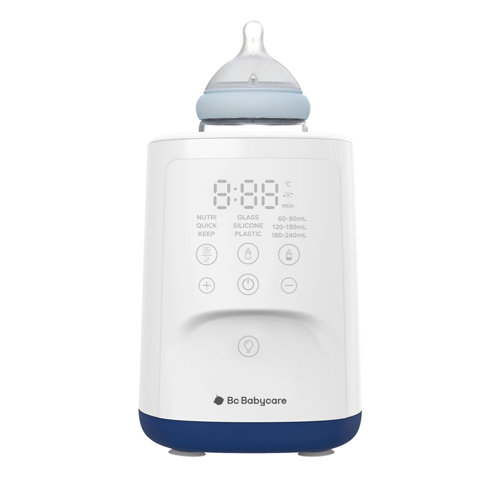 Bc Babycare Gyro Biberon Isıtıcı | Buharlı, Nazik Döndürmeli Akıllı Süt Isıtıcı – 3 Dakikada Isıtma