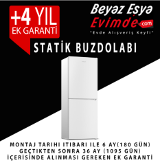 EK GARANTİ BELGESİ / 7-36 Ay İçerisinde Geçerli +4 Yil Ek Garanti Belgesi  (Statik Buzdolabı İçin Geçerli Ek Garanti Belgesi)  (Ürün Değildir Ek Garanti Belgesidir)