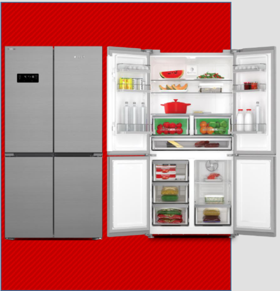 Arçelik 391572 EI Gardırop Tipi Inox No Frost Buzdolabı