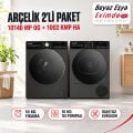 Arçelik 10140 MP OG 10 Kg Çamaşır Makinesi + 1002 KMP HA 10 Kg Isı Pompalı Kurutma Makinesi Paketi