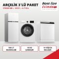 Arçelik 3'lü Paket 570508 MB Buzdolabı + 10121 Çamaşır + A 710 b Bulaşık Makinesi