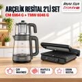 Arçelik Resital Grion 2'li Kahvaltı Seti (CM 6964 G Çay + TMW 6046 G Waffle & Tost)