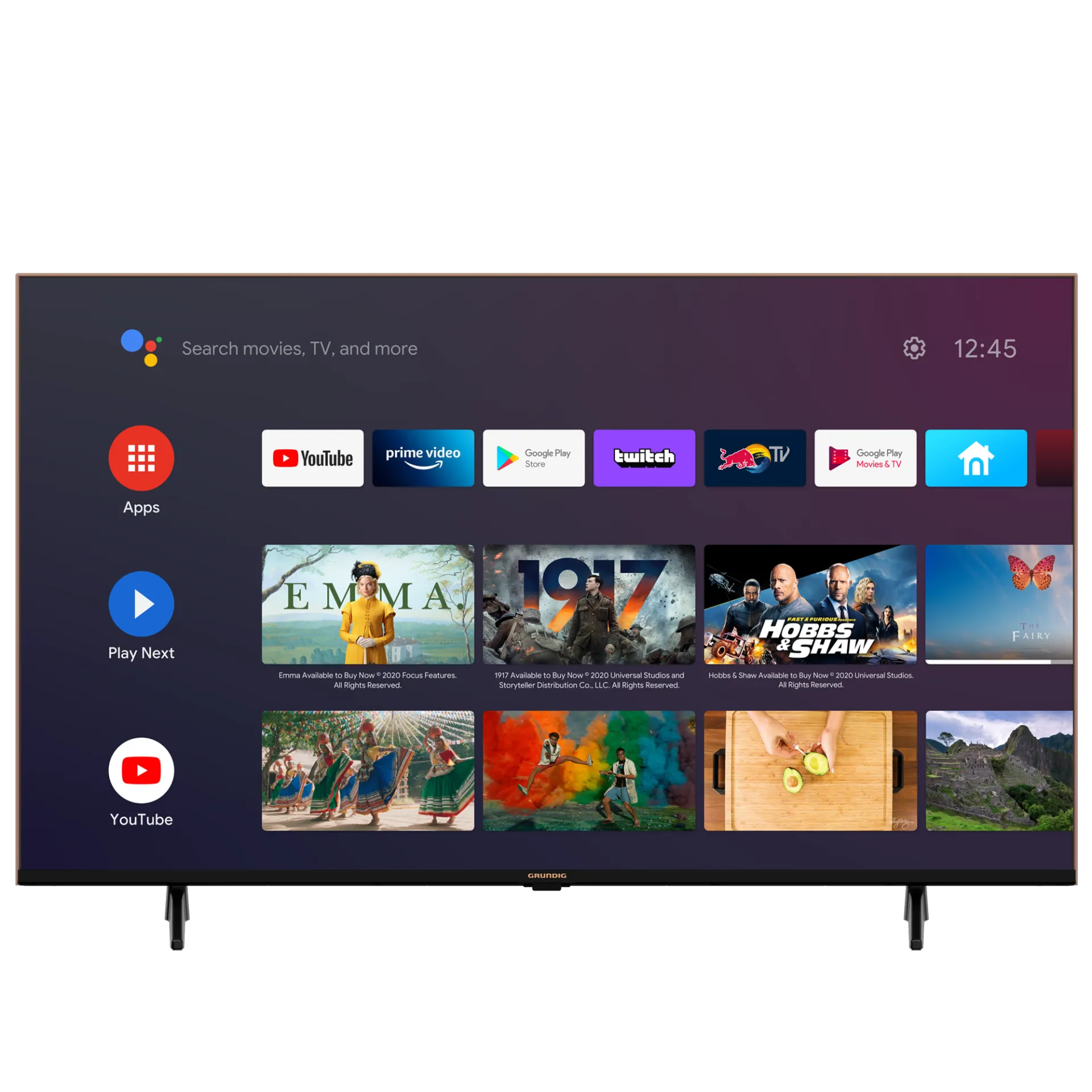 Grundig TOKYO 75 GHU 7905 C Revizyonlu 4K Ultra HD 75'' 190 Ekran Uydu Alıcılı Android Smart LED TV