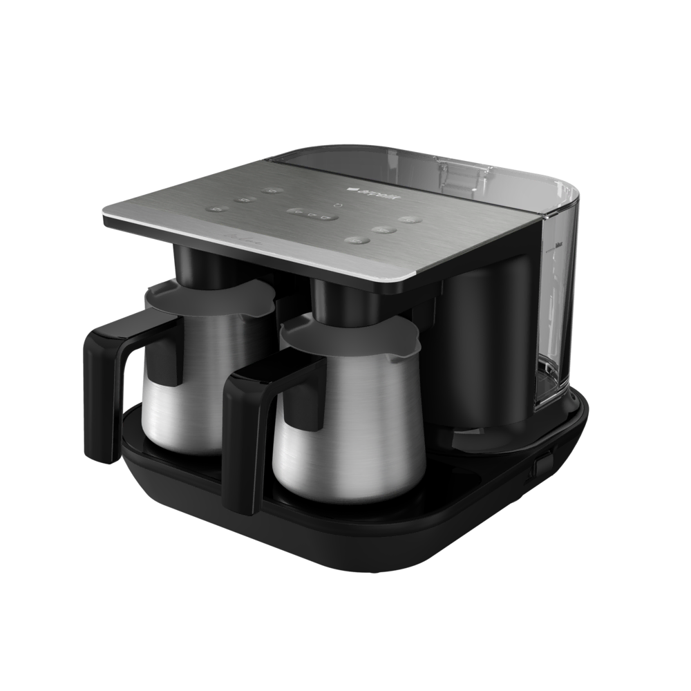 Arçelik TKM 9961 G Telve Gri İkili Türk Kahve Makinesi