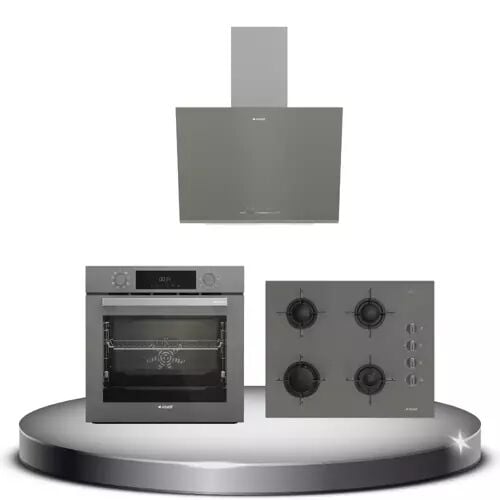 Arçelik Gri Ankastre Set ( ADE 606-2 G + OCD T 651 EG + AFC 341 G )