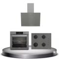 Arçelik Gri Ankastre Set ( ADE 606-2 G + OCD T 651 EG + AFC 341 G )