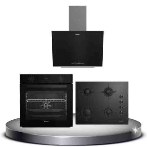 Arçelik Siyah Ankastre Set (ADE 606-2 S + OCD T 651 ES + AFC 330 S )