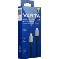 Varta Hızlı Şarj ve Data Kablosu 100W pe-C to Type-C