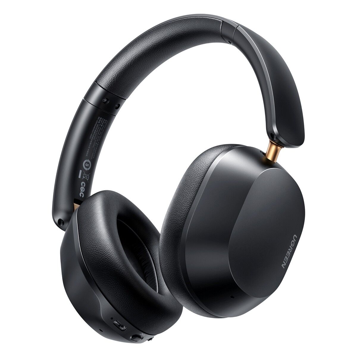 Ugreen HiTune Max5c Hibrit Aktif Gürültü Engelleyici Kablosuz Kulak Üstü Kulaklık, Siyah, 35757