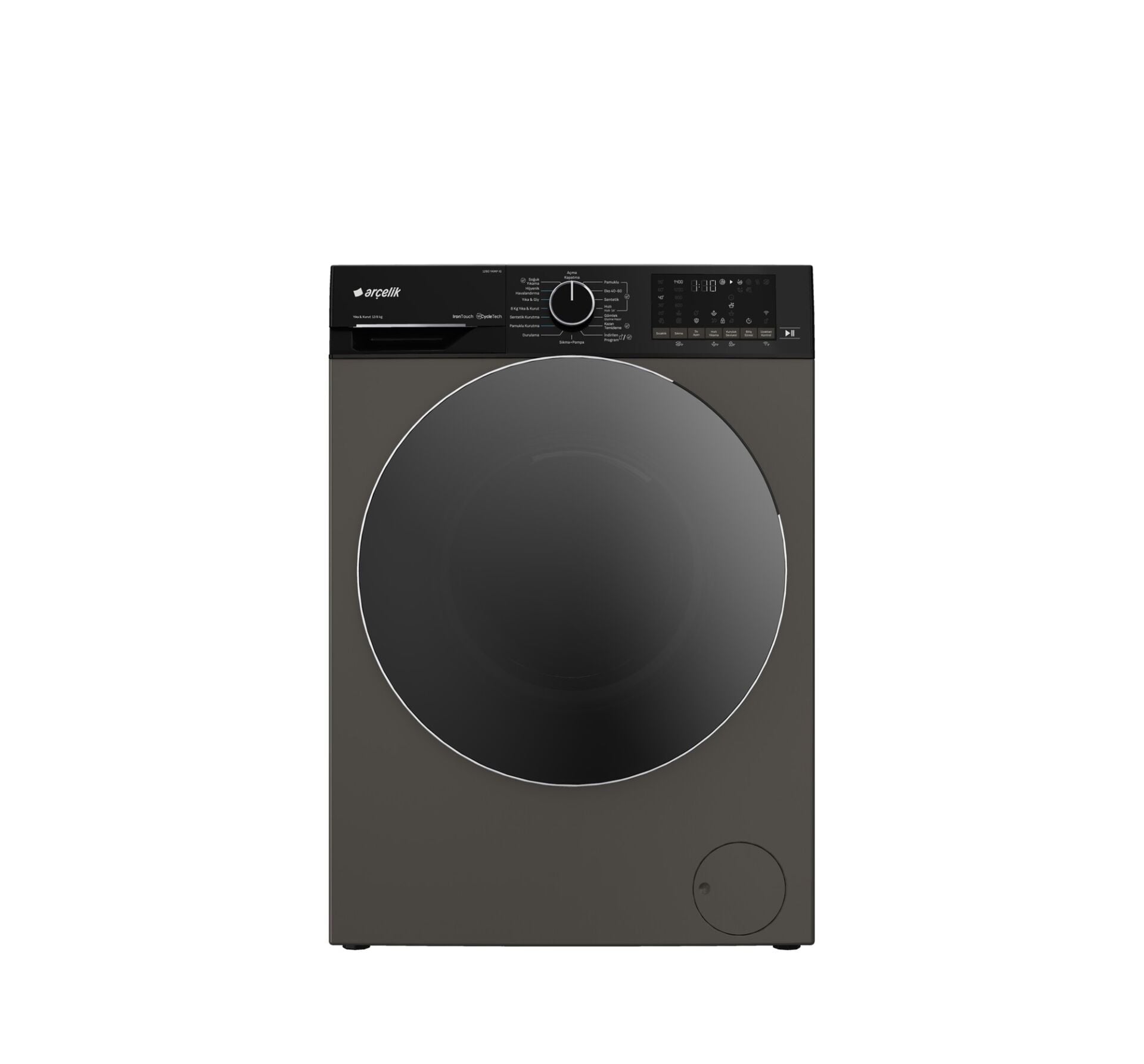 Arçelik 1280 YKMP IG Kurutmalı Çamaşır Makinesi