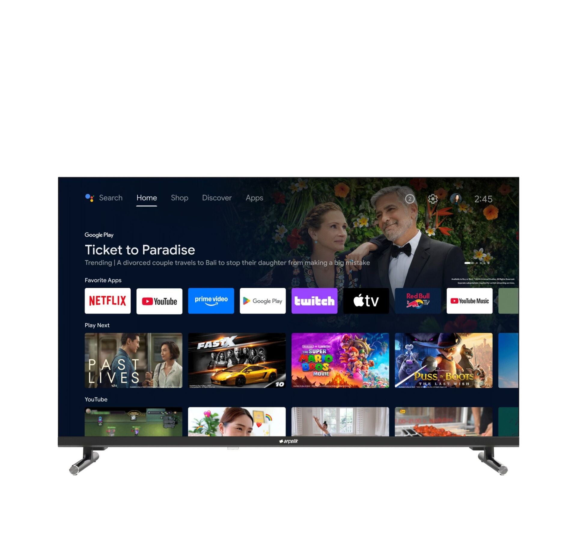 Arçelik A 643 C Full HD 43'' 109 Ekran Uydu Alıcılı Android Smart LED TV