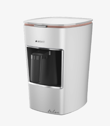 Arçelik K 3300 Mini Telve Beyaz Türk Kahve Makinesi REV