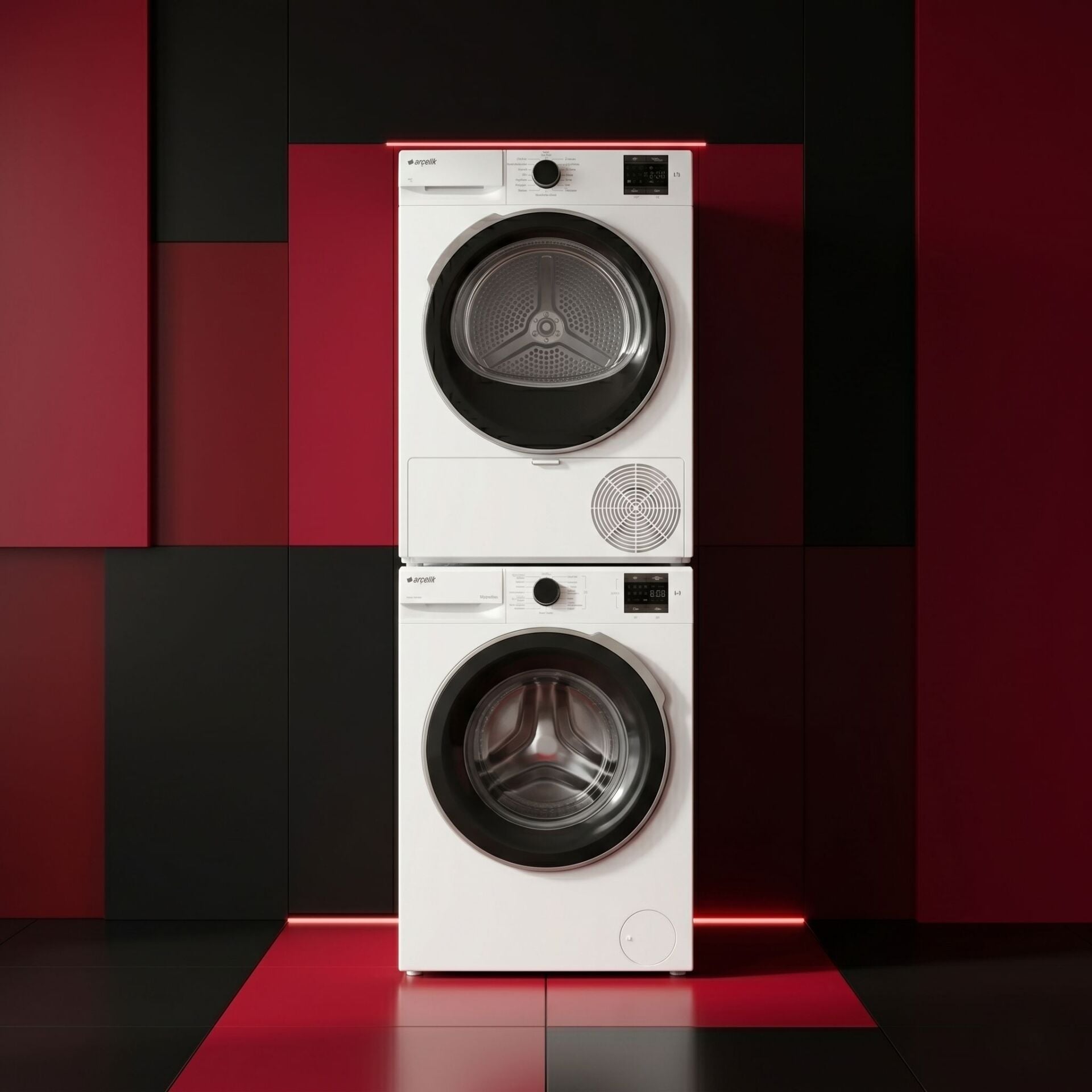 Arçelik 8100 MX & 802 KMX 8 kg Yıkama + 8 kg Kurutma Seti