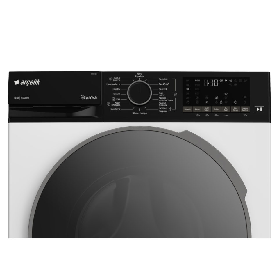 Arçelik 12140 Mx 1400 Devir 12 Kg Çamaşır Makinesi