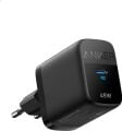 Anker 313 PPS Destekli 45W USB-C Şarj Cihazı - iPhone / Android / Macbook Uyumlu Type-C Hızlı Şarj Adaptörü - A2643 - Siyah (Anker Türkiye Garantili)