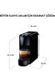 Nespresso Essenza Mini C 30 Siyah Kapsül Kahve Makinesi