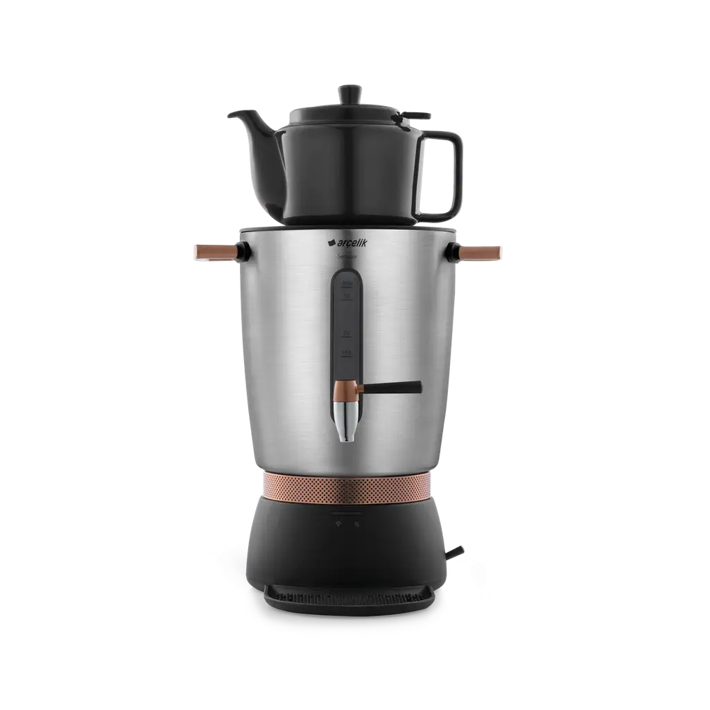 Arçelik SE 9035 I 2200 W Porselen Demlikli Semaver