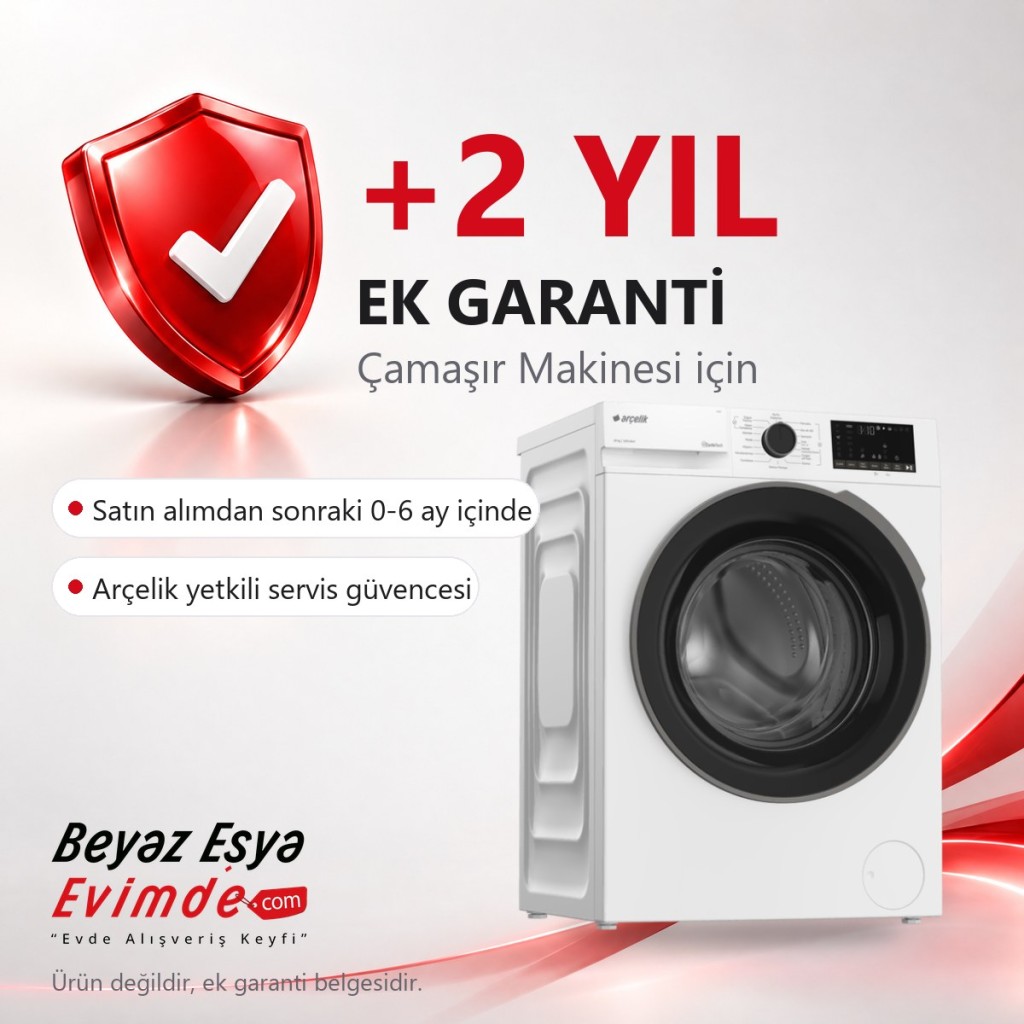 EK GARANTİ BELGESİ / 0-6 Ay İçerisinde Geçerli +2 Yil Ek Garanti Belgesi (Çamaşır Makinesi İçin Geçerli Ek Garanti Belgesi) (Ürün Değildir Ek Garanti Belgesidir)