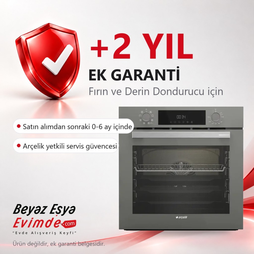 EK GARANTİ BELGESİ / 0-6 Ay İçerisinde Geçerli +2 Yil Ek Garanti Belgesi (Fırın, Derin Dondurucu İçin Geçerli Ek Garanti Belgesi) (Ürün Değildir Ek Garanti Belgesidir)