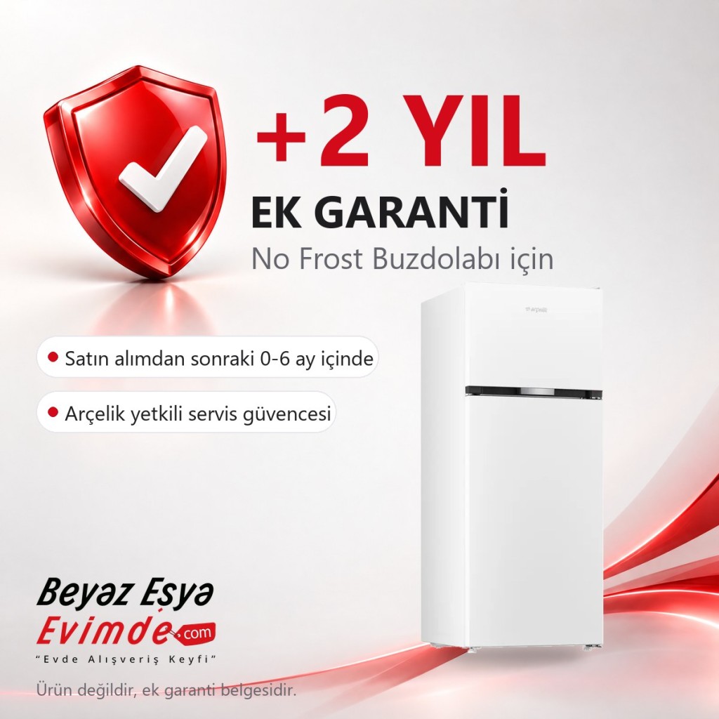 EK GARANTİ BELGESİ / 0-6 Ay İçerisinde Geçerli +2 Yil Ek Garanti Belgesi (No Frost Buzdolabı İçin Geçerli Ek Garanti Belgesi) (Ürün Değildir Ek Garanti Belgesidir)