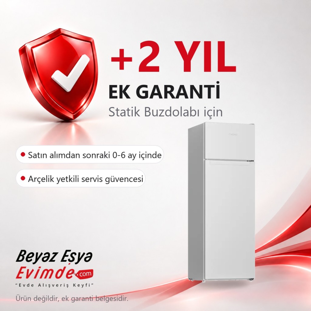 EK GARANTİ BELGESİ / 0-6 Ay İçerisinde Geçerli +2 Yil Ek Garanti Belgesi (Statik Buzdolabı İçin Geçerli Ek Garanti Belgesi) (Ürün Değildir Ek Garanti Belgesidir)