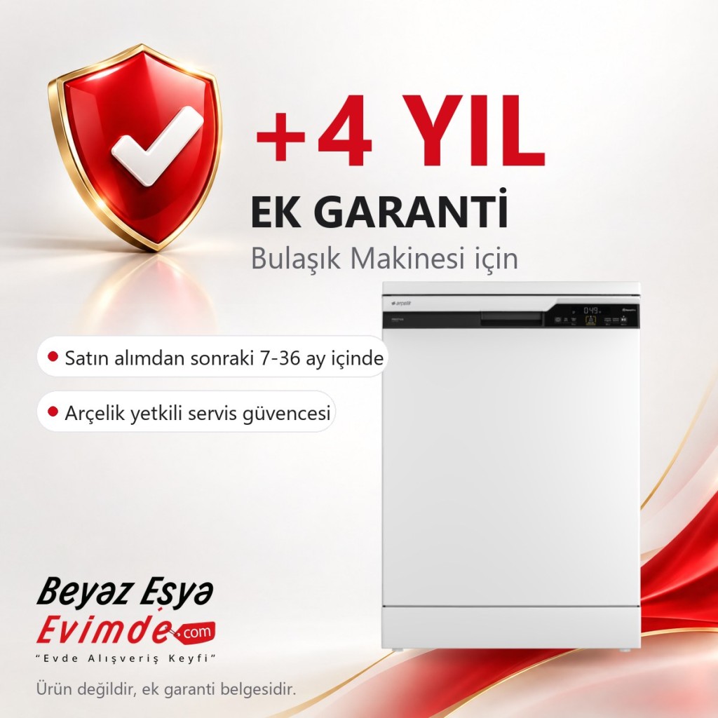 EK GARANTİ BELGESİ / 7-36 Ay İçerisinde Geçerli +4 Yil Ek Garanti Belgesi (Bulaşık Makinesi İçin Geçerli Ek Garanti Belgesi) (Ürün Değildir Ek Garanti Belgesidir)