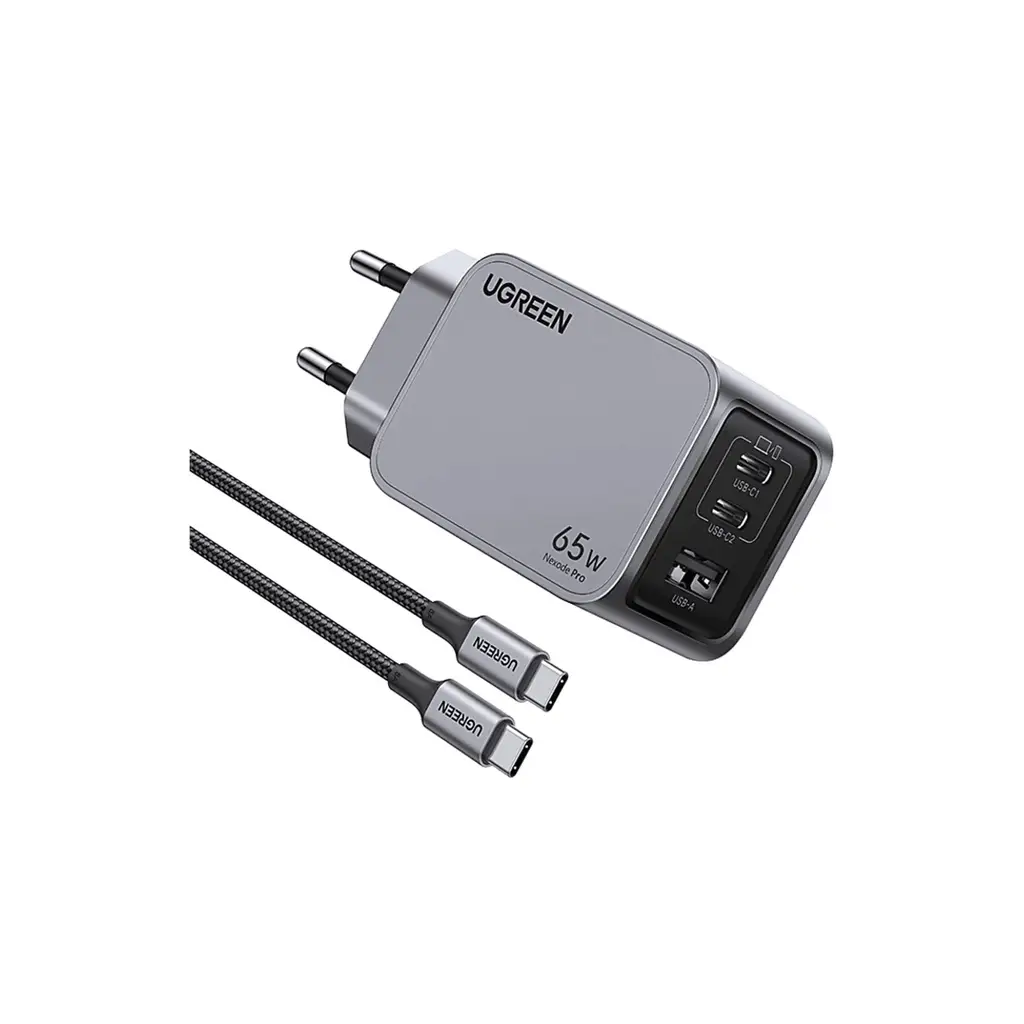 UGREEN Nexode Pro 65 W Type-C Kablolu Hızlı Şarj Aleti